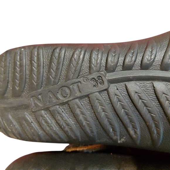 NAOT Kirei Bronze Mary Jane's Metallic Slip On Comfort Shoe Size 9 - Picture 9 of 11